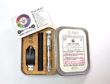 PJ PURE DISTILLATE - 1G UNCUT ORGANIC CBD VAPE CARTRIDGE & BATTERY KIT 500MG - High Grade Vape