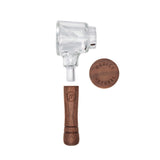 GLASS & WALNUT SPOON PIPE - High Grade Vape