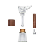GLASS & WALNUT BUBBLER - High Grade Vape