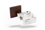 BRIQ CONCRETE ASHTRAY W/WALNUT LID - High Grade Vape