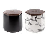 MALUA CONCRETE JAR W/WALNUT LID - High Grade Vape