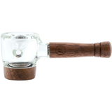 GLASS & WALNUT SPOON PIPE - High Grade Vape