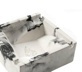 BRIQ CONCRETE ASHTRAY W/WALNUT LID - High Grade Vape