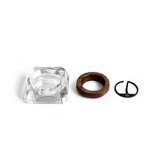 CRYSTAL & WALNUT ASHTRAY - High Grade Vape