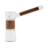 GLASS & WALNUT BUBBLER - High Grade Vape