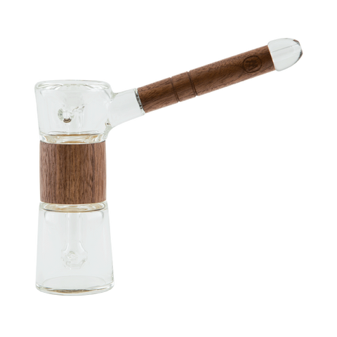 GLASS & WALNUT BUBBLER - High Grade Vape