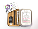 PJ PURE DISTILLATE - 0.5G UNCUT ORGANIC CBD VAPE CARTRIDGE & BATTERY KIT 250MG - High Grade Vape