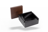 BRIQ CONCRETE ASHTRAY W/WALNUT LID - High Grade Vape