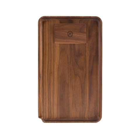 AMERICAN BLACK WALNUT ROLLING TRAY - LARGE - High Grade Vape